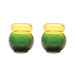 ELK Home - 464076/S2 - Votive - Bubble Votives - Green, Yellow, Yellow