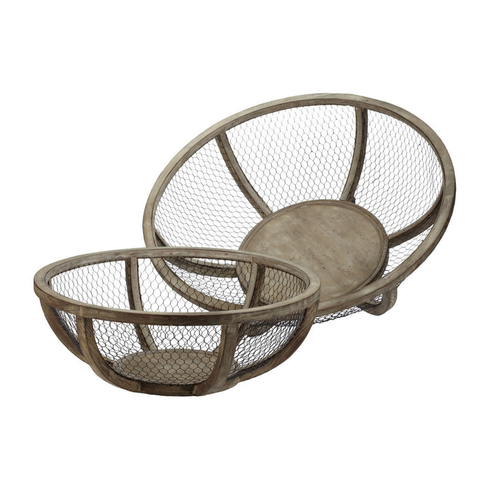 ELK Home - 594018 - S/2 Bowls - Atlas Sphere - Natural