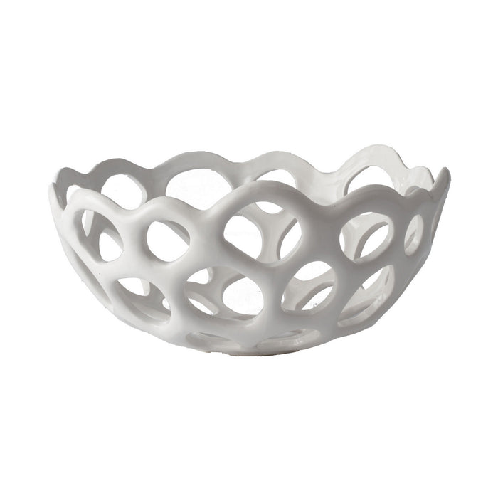 ELK Home - 724020 - Bowl - Perforated Porcelain - White