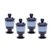 ELK Home - 857114/S4 - Votive - Filled Votive - Navy Blue, Polar Blue, Polar Blue