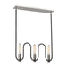 ELK Home - 31904/3 - Three Light Island Pendant - Continuum - Polished Nickel