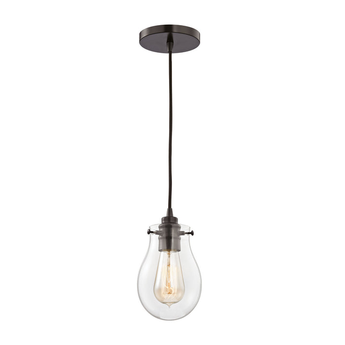 One Light Mini Pendant from the Jaelyn collection in Oil Rubbed Bronze finish