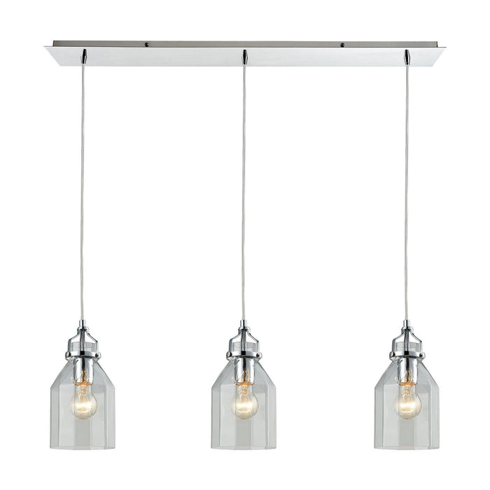 ELK Home - 46019/3LP - Three Light Pendant - Danica - Polished Chrome