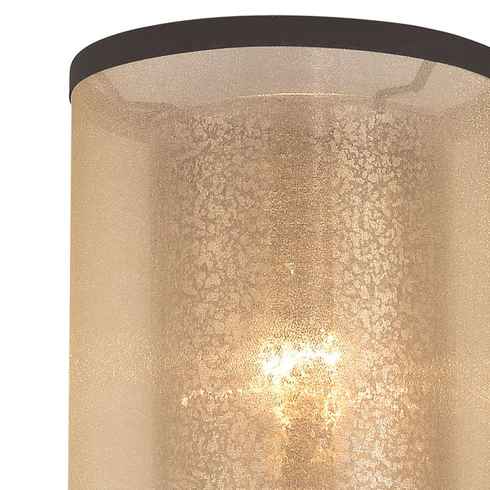 One Light Wall Sconce from the Diffusion collection in Oil Rubbed Bronze finish