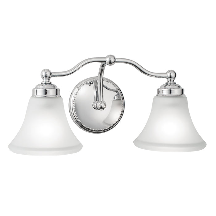 Norwell Lighting - 9662-CH-FL - Two Light Wall Sconce - Soleil 2 Light Sconce - Chrome