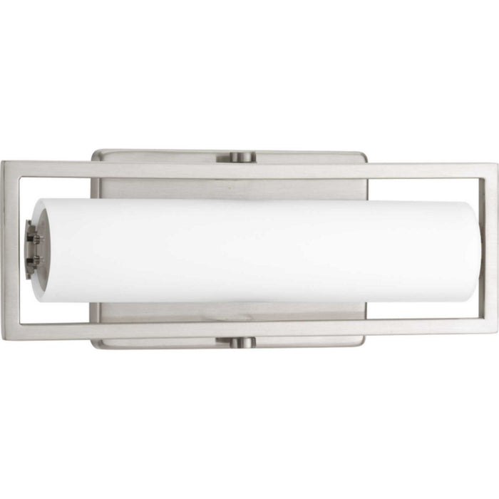 One Light Bath from the Frame collection in Brushed Nickel finish
