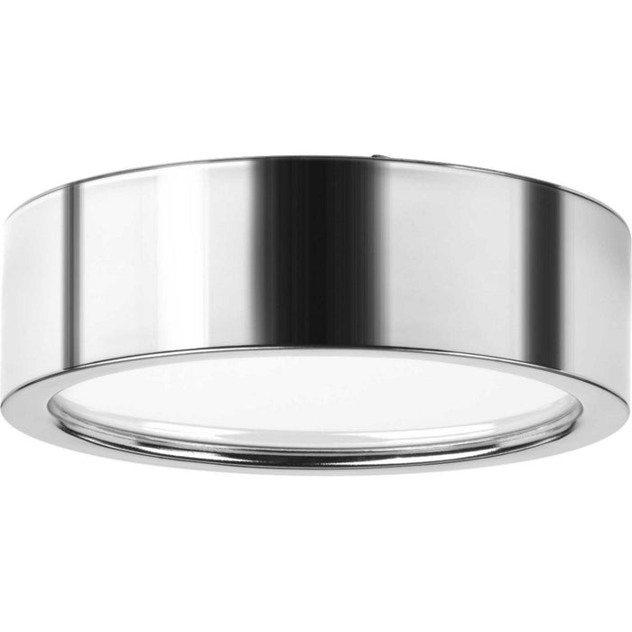 One Light Flush Mount from the Portal collection in Polished Chrome finish