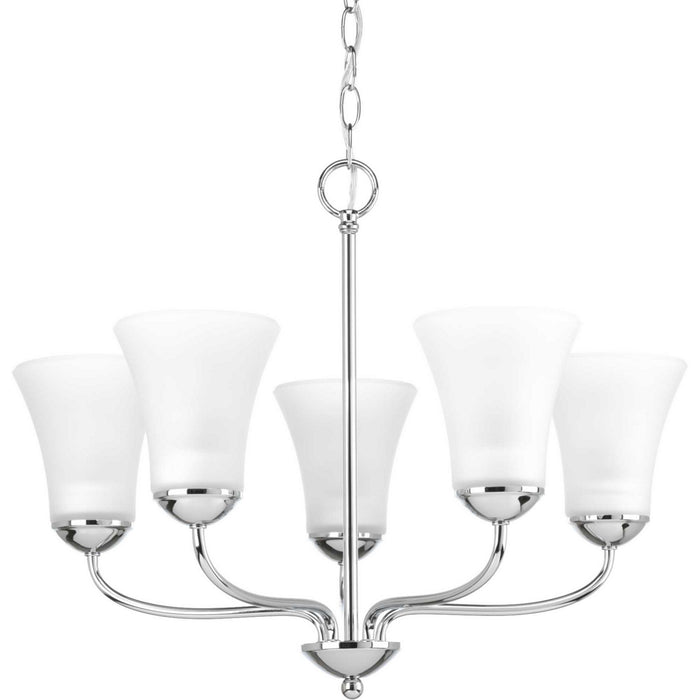 Progress Lighting - P4770-15 - Five Light Chandelier - Classic - Polished Chrome