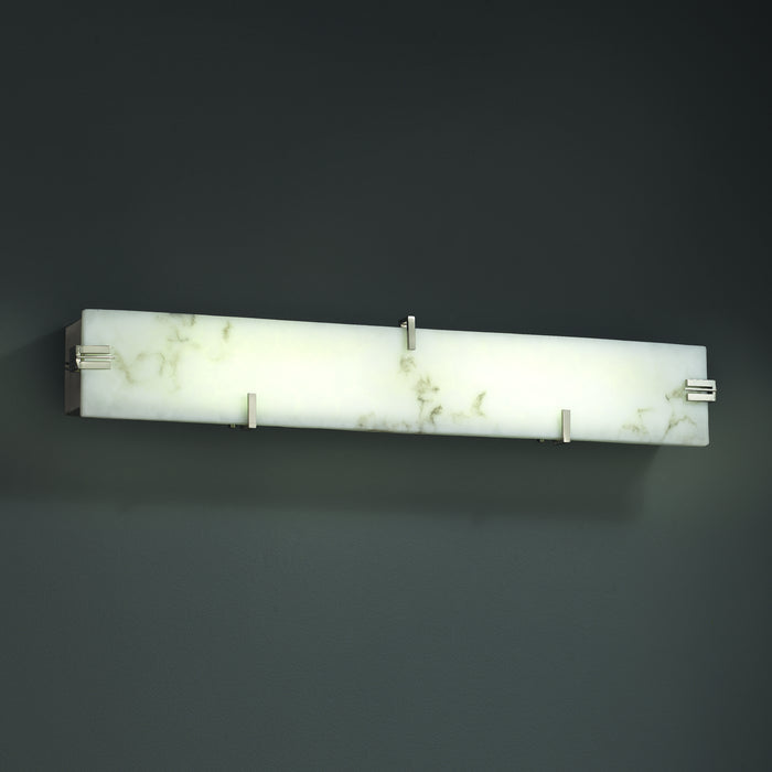 Justice Designs - FAL-8870-NCKL - 28`` Linear Bath Bar - LumenAria - Brushed Nickel