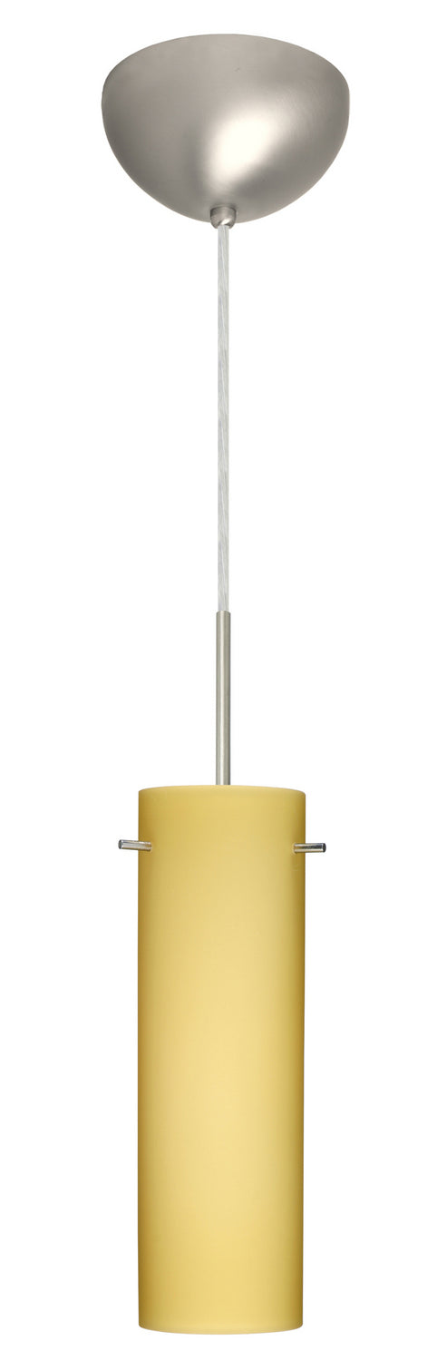 Besa - 1BC-4930VM-MED-SN - One Light Pendant - Copa - Satin Nickel