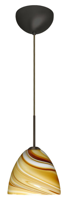 Besa - 1BC-7572HN-MED-BR - One Light Pendant - Sasha - Bronze