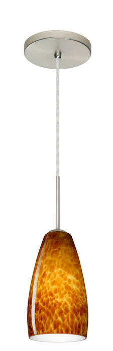 Besa - 1BT-150918-MED-SN - One Light Pendant - Chrissy - Satin Nickel