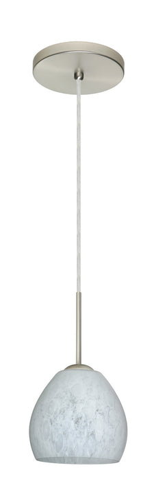 Besa - 1BT-412219-LED-SN - One Light Pendant - Bolla - Satin Nickel