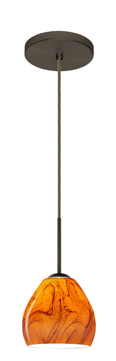 Besa - 1BT-4122HB-LED-BR - One Light Pendant - Bolla - Bronze