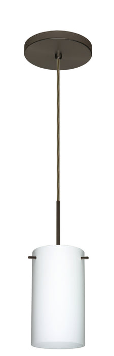 Besa - 1BT-440407-MED-BR - One Light Pendant - Stilo - Bronze