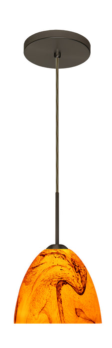 Besa - 1BT-7572HB-LED-BR - One Light Pendant - Sasha - Bronze