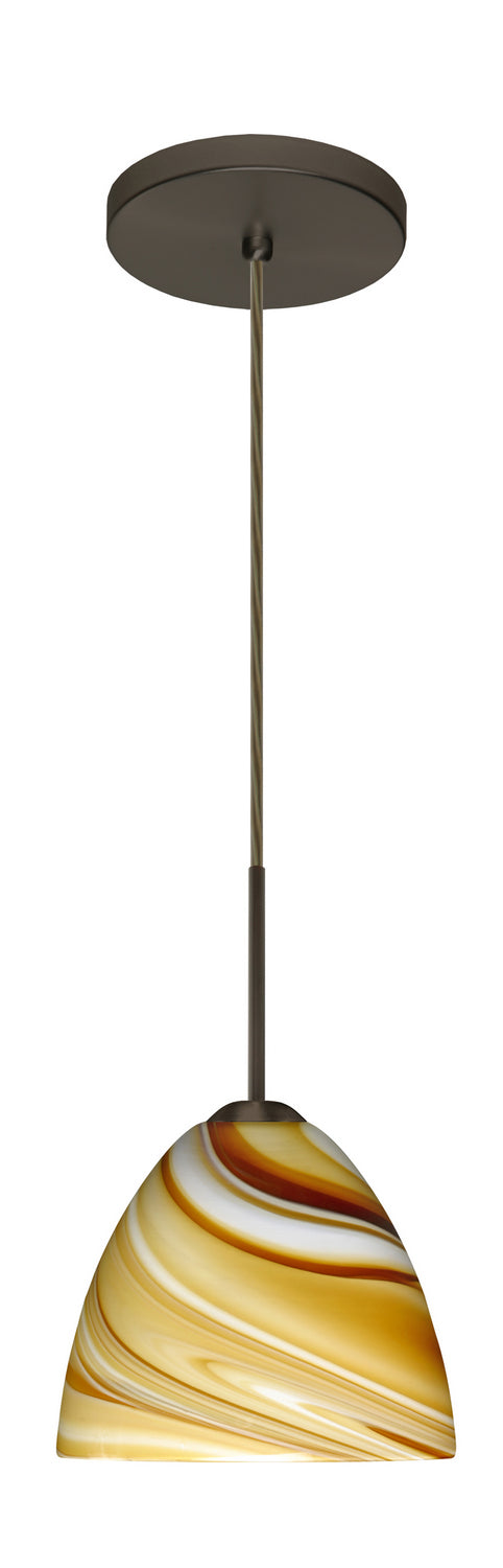 Besa - 1BT-7572HN-MED-BR - One Light Pendant - Sasha - Bronze