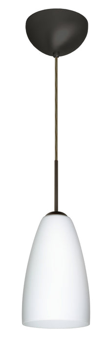 Besa - 1JC-151107-LED-BR - One Light Pendant - Riva - Bronze