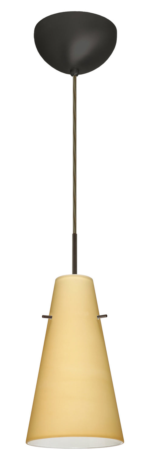 Besa - 1JC-4124VM-LED-BR - One Light Pendant - Cierro - Bronze