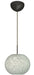 Besa - 1JC-477619-LED-BR - One Light Pendant - Luna - Bronze