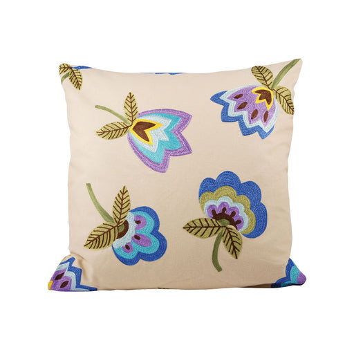 ELK Home - 902437 - Pillow - Dahila - Blue Paradise, Sand, Sand