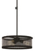 DVI Lighting - DVP15720GR-N - Three Light Pendant - Gastown - Graphite Net