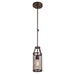 DVI Lighting - DVP15721GR-N - One Light Mini-Pendant - Gastown - Graphite Net