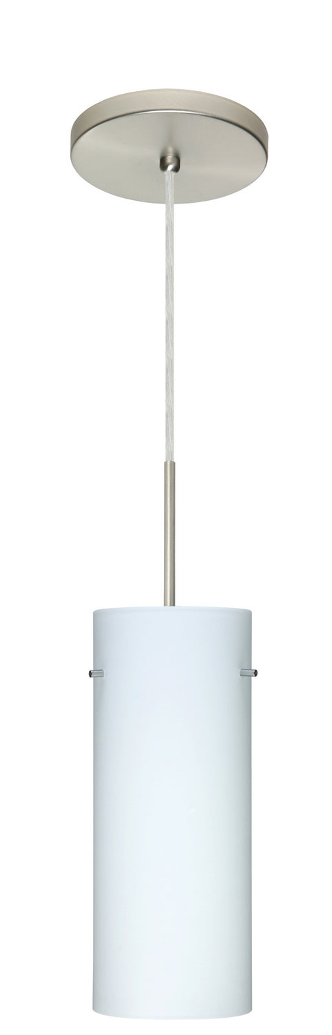 Besa - 1JT-412307-LED-SN - One Light Pendant - Stilo - Satin Nickel