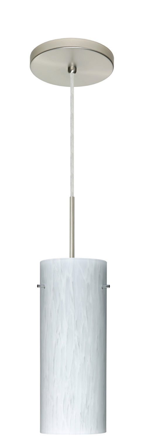 Besa - 1JT-412319-LED-SN - One Light Pendant - Stilo - Satin Nickel