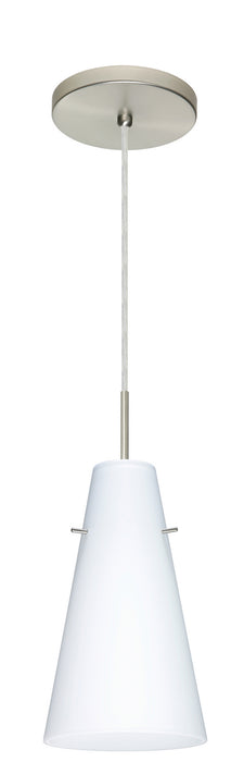 Besa - 1JT-412407-LED-SN - One Light Pendant - Cierro - Satin Nickel