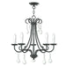 Livex Lighting - 40875-92 - Five Light Chandelier - Daphne - English Bronze