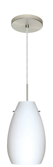 Besa - 1JT-412607-LED-SN - One Light Pendant - Pera - Satin Nickel