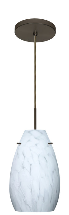 Besa - 1JT-412619-LED-BR - One Light Pendant - Pera - Bronze