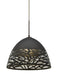 Besa - 1JT-KIEVBK-BR - One Light Pendant - Kiev - Bronze