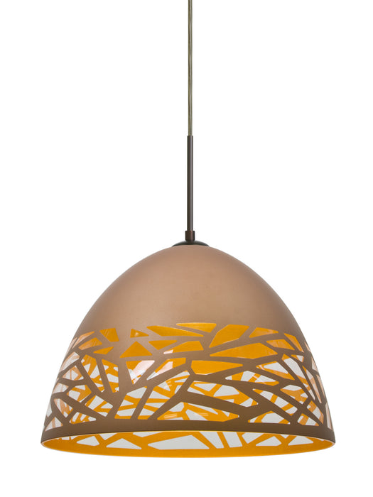 Besa - 1JT-KIEVCP-BR - One Light Pendant - Kiev - Bronze