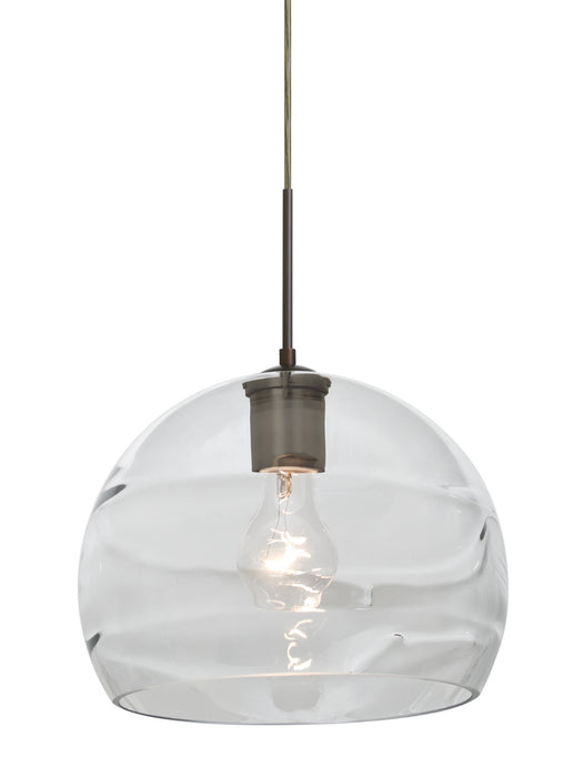 Besa - 1JT-SPIR10CL-BR - One Light Pendant - Spirit - Bronze