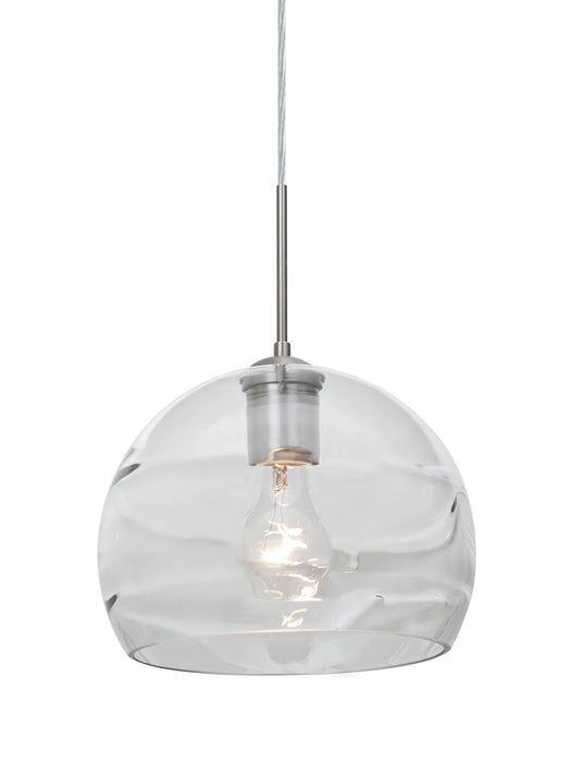 Besa - 1JT-SPIR8CL-SN - One Light Pendant - Spirit - Satin Nickel