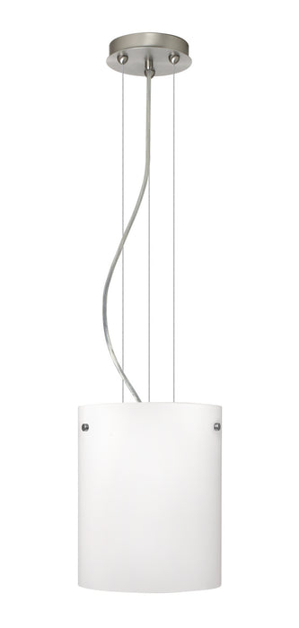 Besa - 1KG-400607-LED-SN - One Light Pendant - Tamburo - Satin Nickel