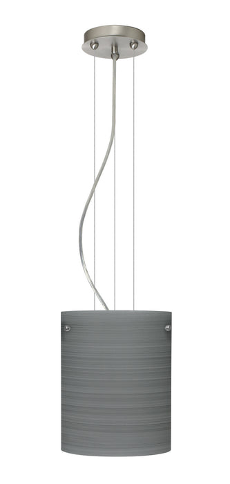 Besa - 1KG-4006TN-LED-SN - One Light Pendant - Tamburo - Satin Nickel