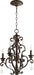 Quorum - 6073-4-39 - Four Light Chandelier - San Miguel - Vintage Copper