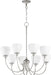 Quorum - 6109-8-62 - Eight Light Chandelier - Celeste - Polished Nickel