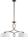 Quorum - 6512-2-186 - Two Light Island Pendant - Willingham - Oiled Bronze w/ Satin Opal