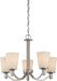 Nuvo Lighting - 60-5825 - Five Light Chandelier - Laguna - Brushed Nickel