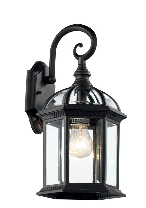 Trans Globe Imports - 4181 BK - One Light Wall Lantern - Wentworth - Black