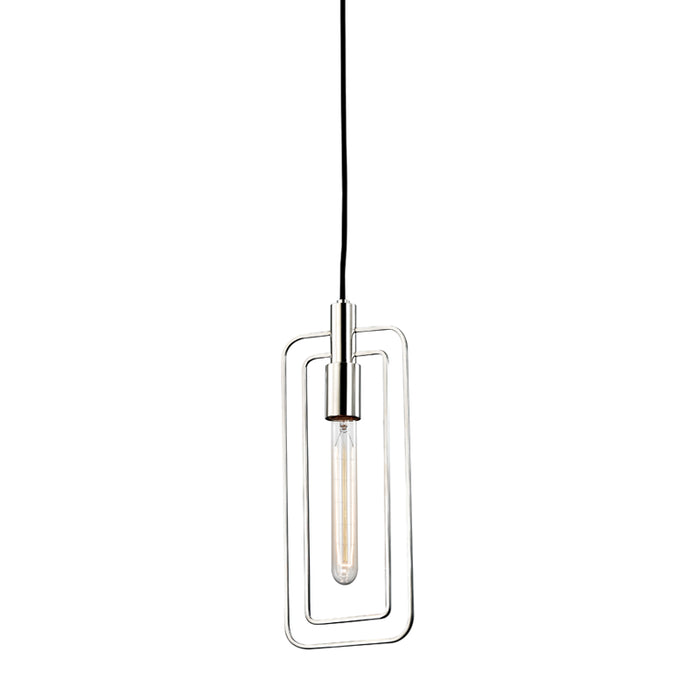 Hudson Valley - 3030-PN - One Light Pendant - Masonville - Polished Nickel