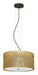 Besa - 1KV-4008GS-LED-BR - Three Light Pendant - Tamburo - Bronze