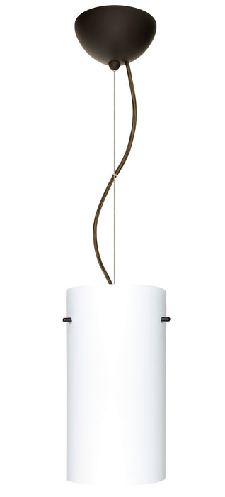 Besa - 1KX-412007-LED-BR - One Light Pendant - Tondo - Bronze