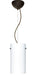 Besa - 1KX-412007-LED-BR - One Light Pendant - Tondo - Bronze