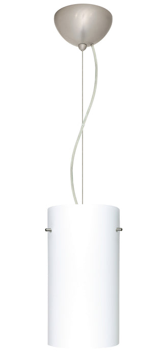 Besa - 1KX-412007-LED-SN - One Light Pendant - Tondo - Satin Nickel