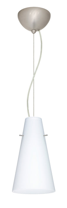 Besa - 1KX-412407-LED-SN - One Light Pendant - Cierro - Satin Nickel